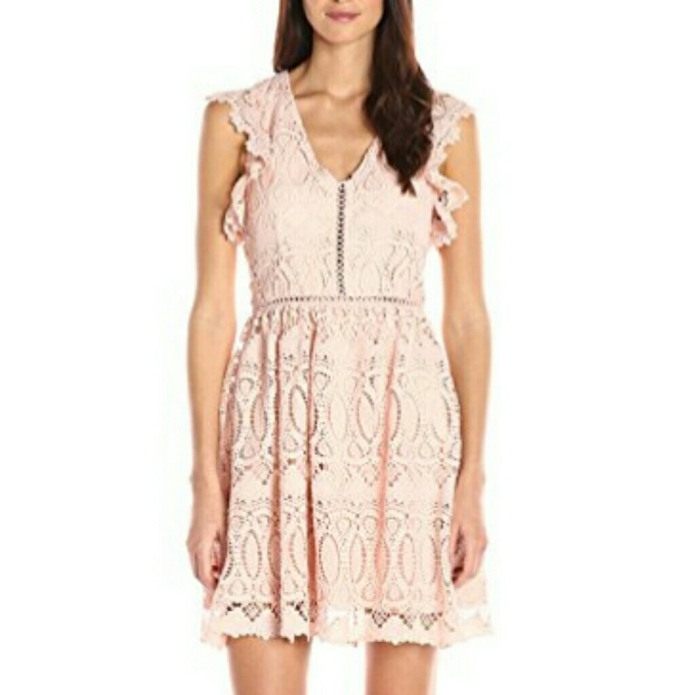 J.O.A Women's Floral Ruffle Shoulder - Picture 4 of 8